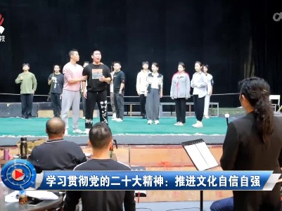 社会传真20221103 【全面深入学习贯彻党的二十大精神】学习贯彻党的二十大精神：推进文化自信自强