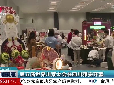 第五届世界川菜大会在四川雅安开幕
