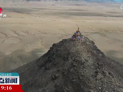 内蒙古出现“大地之树”自然景观