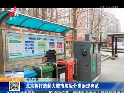 北京将打造超大城市垃圾分类治理典范