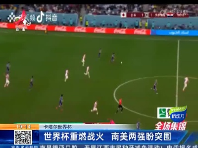 【卡塔尔世界杯】世界杯重燃战火 南美两强盼突围
