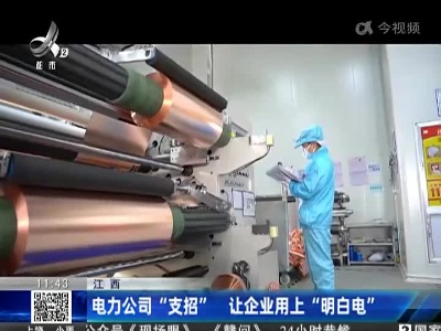 江西：电力公司“支招” 让企业用上 “明白电”