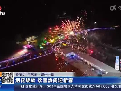 【春节近 年味浓】赣州于都：烟花绽放 欢喜热闹迎新春