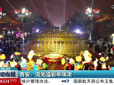 西安：流光溢彩年味浓