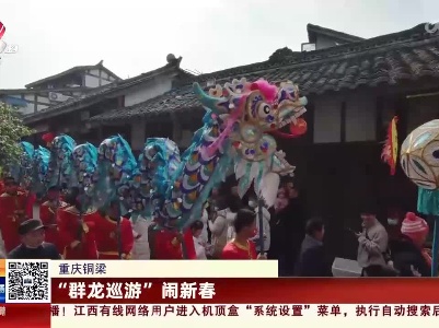 重庆铜梁：“群龙巡游”闹新春