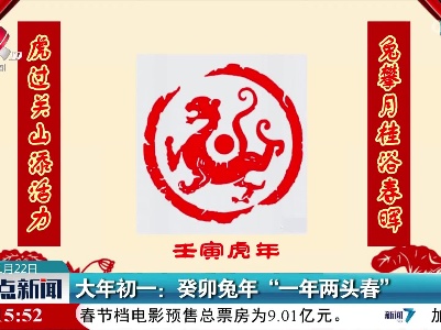 大年初一：癸卯兔年“一年两头春”