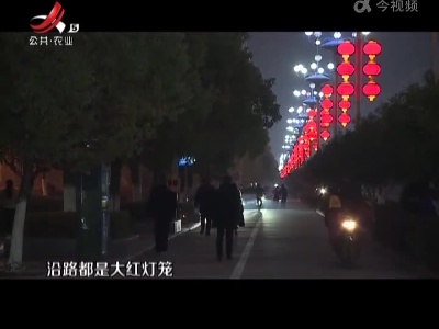临川：大红灯笼高高挂 流光溢彩庆新年