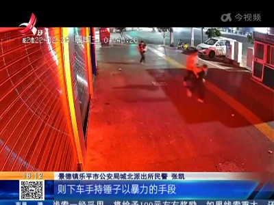 景德镇乐平：蟊贼砸门进店偷东西 三名嫌疑人已落网
