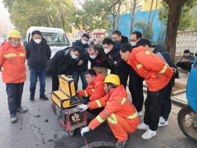 九江市园林和市政管护中心开展中心城区存量管网年度考核工作