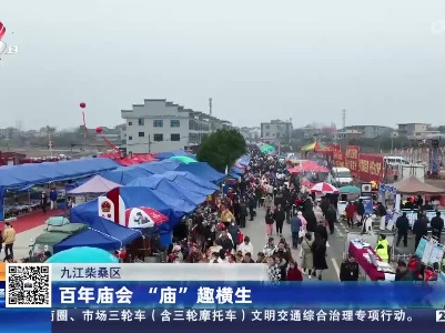 九江柴桑区：百年庙会 “庙”趣横生