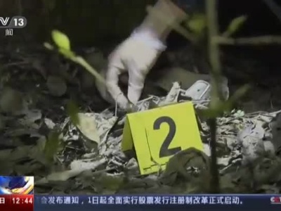 【央视追踪胡某宇事件】证物提取现场：鞋子几乎没入枯叶中 鞋底附着苔藓