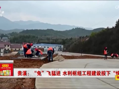 贵溪：“兔”飞猛进 水利枢纽工程建设按下“快进键”