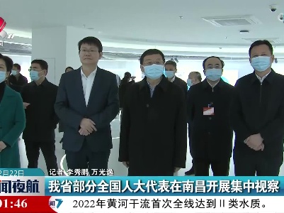 我省部分全国人大代表在南昌开展集中视察