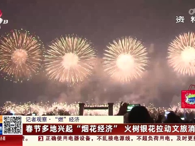 【记者观察·“燃”经济】春节多地兴起“烟花经济” 火树银花拉动文旅消费