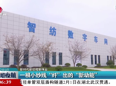 【新时代新征程新伟业】一根小纱线“纤”出的 “新动能”