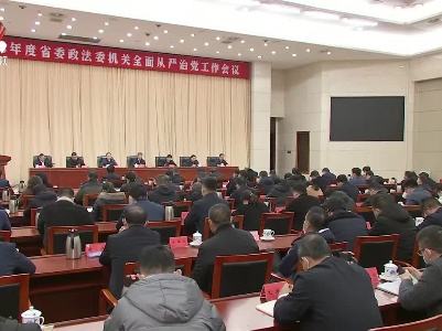 省委政法委机关召开2023年度全面从严治党工作会议