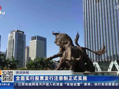 全面实行股票发行注册制正式实施