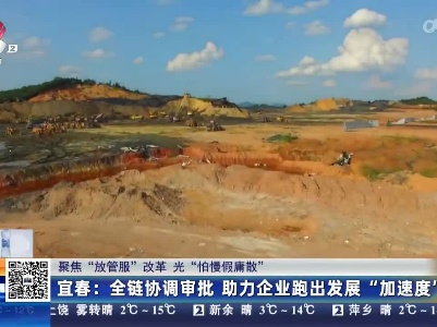 【聚焦“放管服”改革 曝光“怕慢假庸散”】宜春：全链协调审批 助力企业跑出发展“加速度”