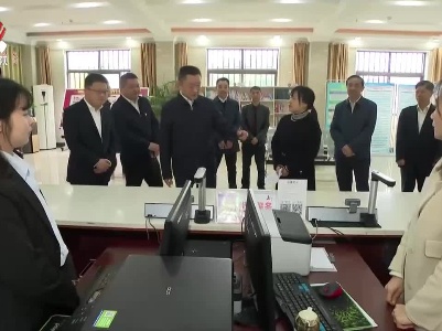 史文斌在浮梁县调研为基层减负措施落实情况