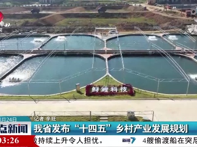 我省发布“十四五”乡村产业发展规划