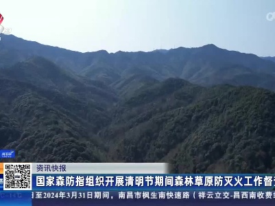 国家森防指组织开展清明节期间森林草原防灭火工作督查