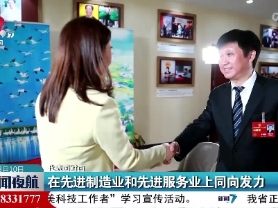 【代表面对面】在先进制造业和先进服务业上同向发力