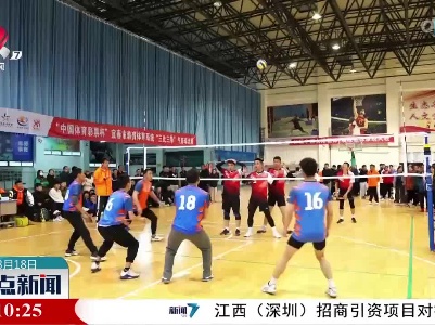 宜春市举办教体系统气排球比赛