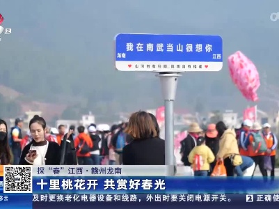 【探“春”江西】赣州龙南：十里桃花开 共赏好春光