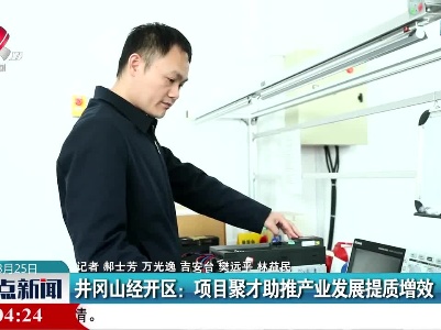 井冈山经开区：项目聚才助推产业发展提质增效