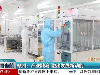 赣州：产业融湾 融出发展新动能
