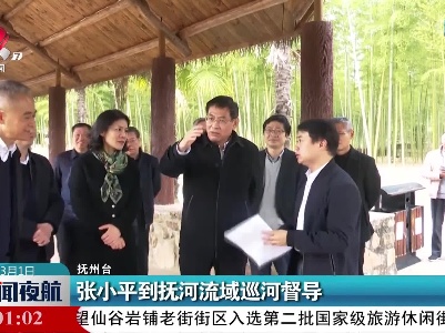 张小平到抚河流域巡河督导