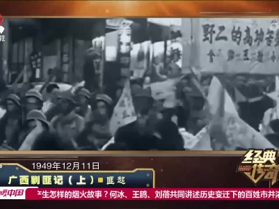 经典传奇20230320 广西剿匪记（上）·匪起