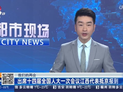 【我们的两会】出席十四届全国人大一次会议江西代表抵京报到