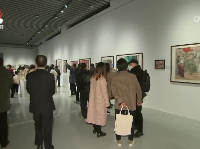 “大美超真——彭友善 彭开天父子联展”开幕
