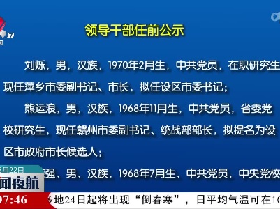 领导干部任前公示