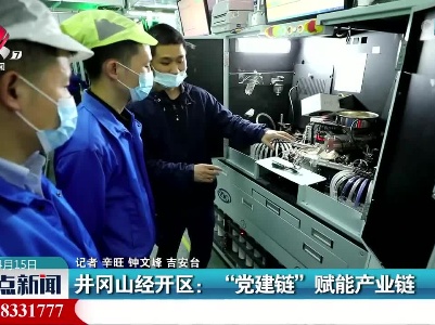 井冈山经开区：“党建链”赋能产业链