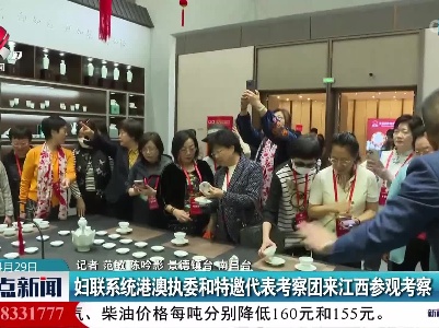妇联系统港澳执委和特邀代表考察团来江西参观考察