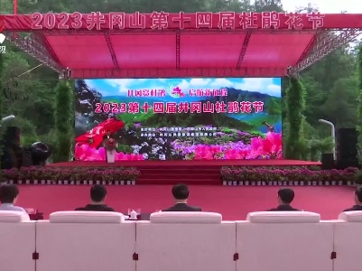 2023第十四届井冈山杜鹃花节开幕