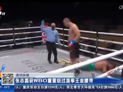 张志磊获WBO重量级过渡拳王金腰带