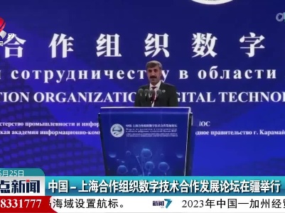 中国-上海合作组织数字技术合作发展论坛在疆举行