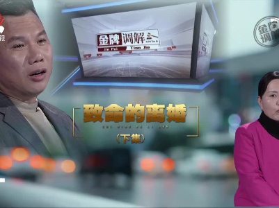 金牌调解20230516 致命的离婚（下）
