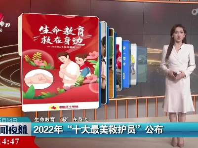 【生命教育“救”在身边】2022年“十大最美救护员”公布