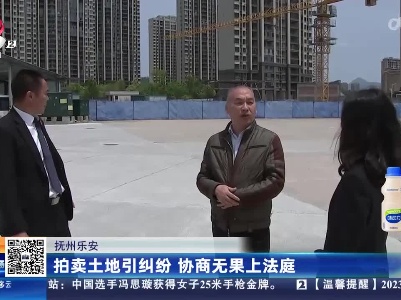 抚州乐安：拍卖土地引纠纷 协商无果上法庭