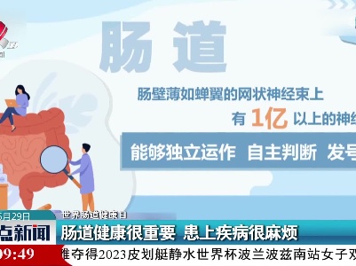 【世界肠道健康日】肠道健康很重要 患上疾病很麻烦