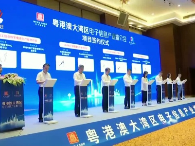 粤港澳大湾区（南昌）电子信息产业推介会举行