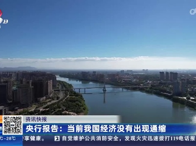 央行报告：当前我国经济没有出现通缩