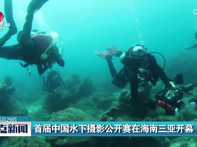 首届中国水下摄影公开赛在海南三亚开幕