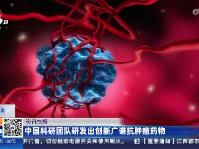 中国科研团队研发出创新广谱抗肿瘤药物