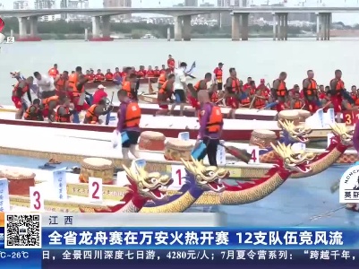 江西：全省龙舟赛在万安火热开赛 12支队伍竞风流