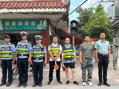 【三比三争】宜春市袁州区水江镇党员率先垂范 着力提升交通安全